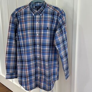 Ralph Lauren Blue Plaid Button Down